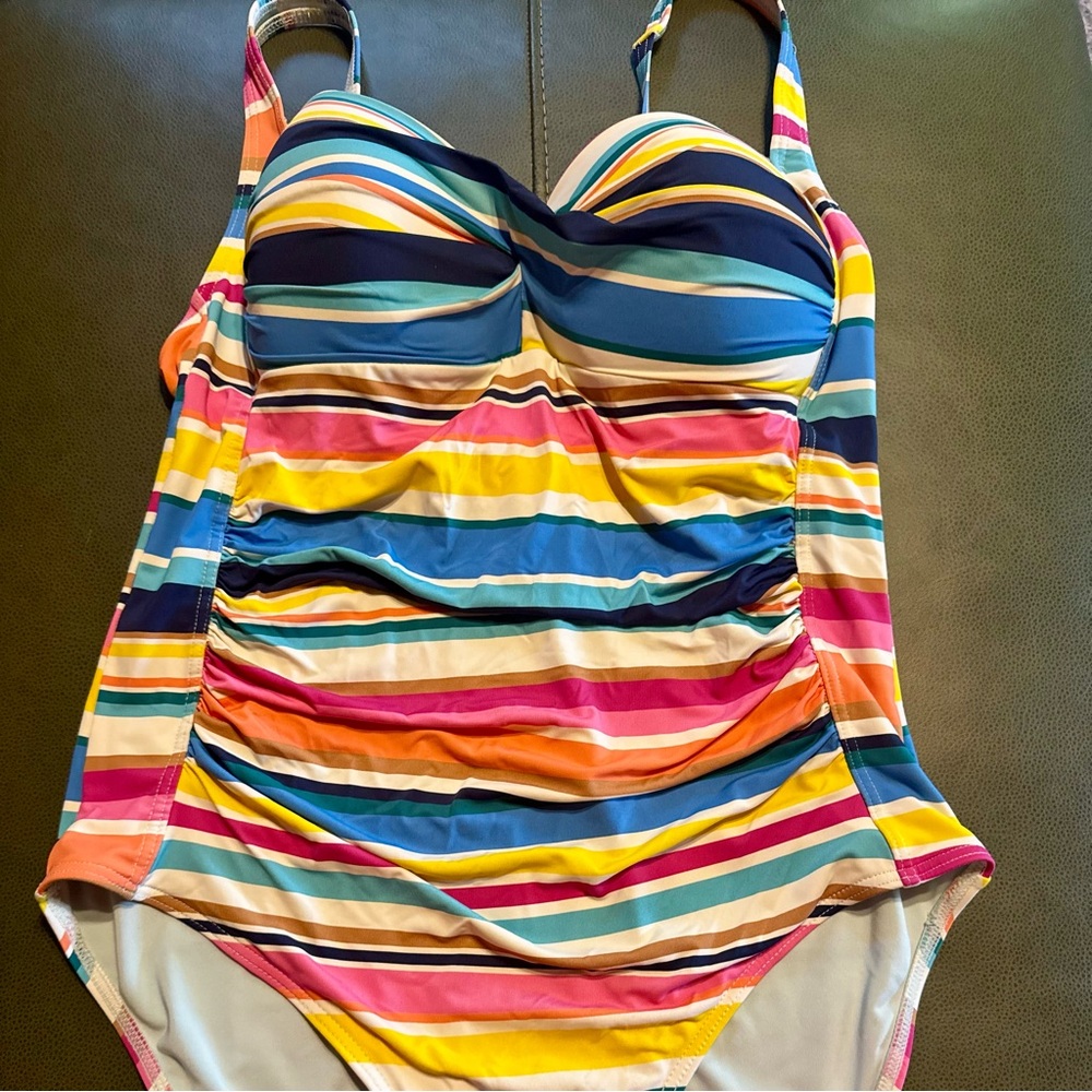 Colorful Striped women's Swimsuit